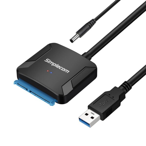 SA236 USB 3.0 to SATA Adapter Cable Converter with Power Supply for 2.5" & 3.5" HDD SSD