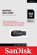 64GB Ultra Shift  USB 3.0 Flash Drive SDCZ410-064G-G46