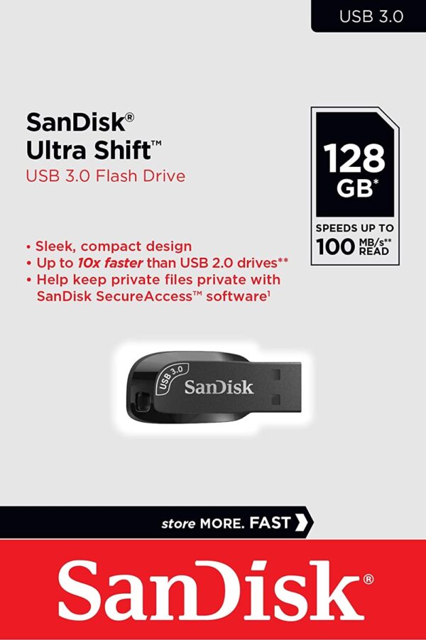 128GB Ultra Shift  USB 3.0 Flash Drive SDCZ410-128G-G46