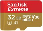 SDSQXAF-032G-GN6MN 32GB MICRO SDHC EXTREME A1 V30  UHS-I/ U3  100MB/s  NO  SD ADAPTER