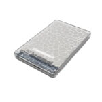 SE101 Compact Tool-Free 2.5'' SATA to USB 3.0 HDD/SSD Enclosure Transparent Clear