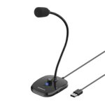 UM360 Plug and Play USB Desktop Microphone with Headphone Jack