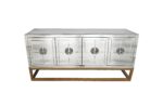 Athens Mirrored Buffet Table -Gold