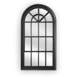 Window  Mirror - Black Arch 70 CM x 130 CM