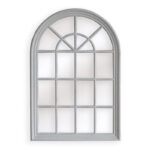 Window  Mirror - White Arch 100 CM x 150 CM