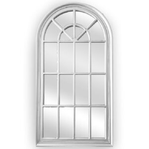 X-Large Window  Mirror - White Arch 100 CM x 180 CM