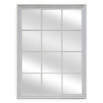 Window  Mirror - White Rectangle 95cm x 130cm