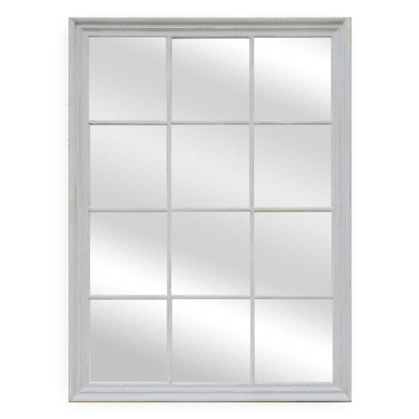 Window  Mirror - White Rectangle 95cm x 130cm