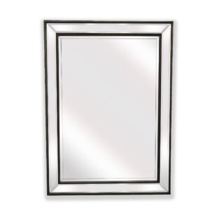 Black Beaded Framed Mirror - Rectangle 80cm x 110cm