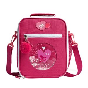 Lovely Mallo Sequin Satchel Lunch Bag (Pink)