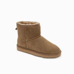 Ugg Boots Genuine Australian Sheepskin Unisex Mini Classic Suede (Olive  EU41)