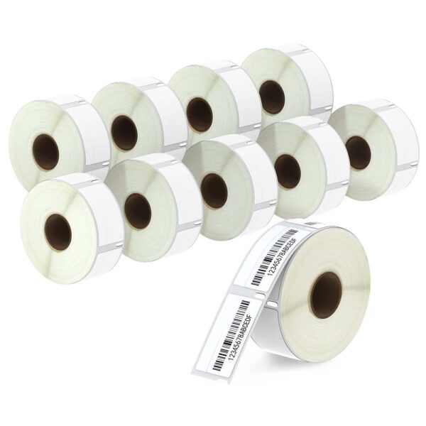 10x Compatible  11355 SD11355 / S0722550 thermal label 19mm x 51mm 500 Per Roll for  labelWriter