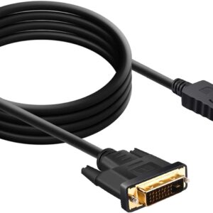 6ft 1.8M Display Port DP To Dual Link DVI-D 24+1 Pin Male Gold Connection Cable