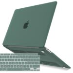 Suitable for  MacBook Air 13 Inch Case 2022 2021 2020 2019 2018  A1932  A2179  A2337 Shell Case Keyboard Cover Dark Green