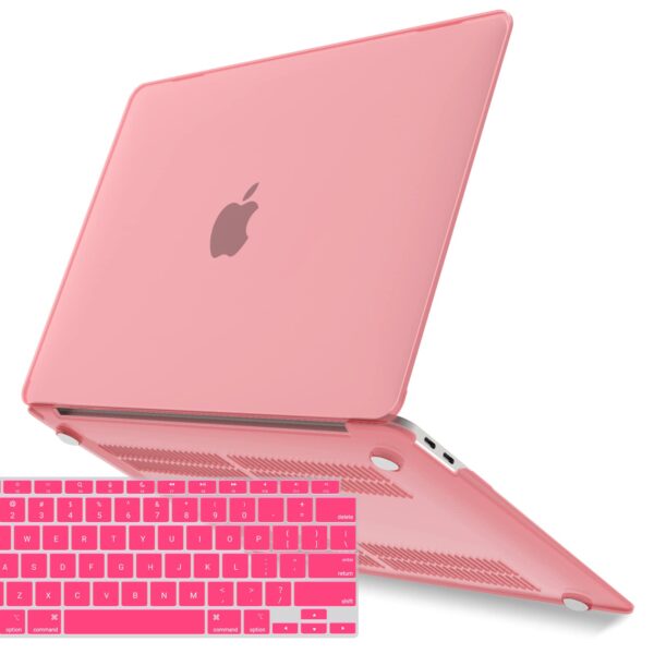 MacBook Air 13 Inch Case 2020 2019 2018  A1932  A2179  A2337 Shell Case Keyboard Cover Pink