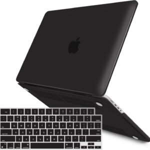 Suitable for  MacBook Pro 16 inch Case 2023 2022 2021 M2 A2780 A2485 M1 Pro/Max Hard Shell Case Keyboard Cover Black