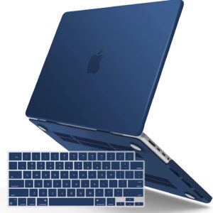 Suitable for  MacBook Pro 16 inch Case 2023 2022 2021 M2 A2780 A2485 M1 Pro/Max Hard Shell Case Keyboard Cover Blue