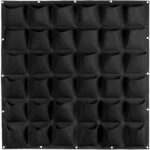 36 Pockets Wall Hanging Planter Planting Grow Bag Vertical Garden Vegetable Flower Black