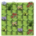 36 Pockets Wall Hanging Planter Planting Grow Bag Vertical Garden Vegetable Flower Green