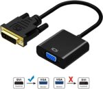 DVI to VGA Adapter ABLEWE 1080p Active DVI-D to VGA Adapter Converter 24+1 Male to Female Adapter