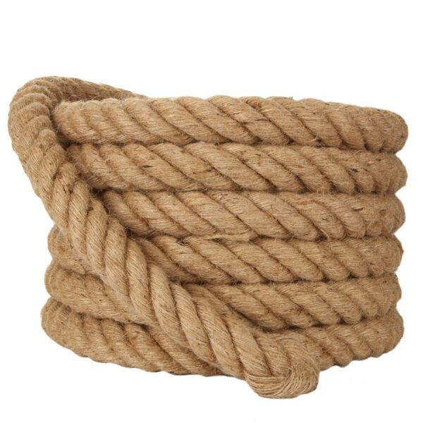 10m Sisal 40mm Rope Natural Twine Cord Thick Jute Hemp Manila  Crafting Home Decor