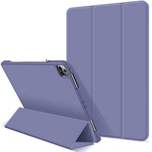 iPad Pro 11 Inch 2020 Soft Tpu Smart Premium Case Auto Sleep Wake Stand Cover Pencil holder Purple