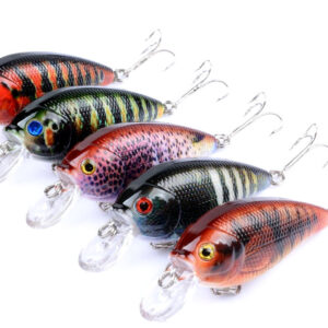 5x 7cm Popper Crank Bait Fishing Lure Lures Surface Tackle Saltwater