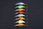 8x 7.5cm Popper Crank Bait Fishing Lure Lures Surface Tackle Saltwater