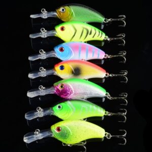 7x 9cm Popper Crank Bait Fishing Lure Lures Surface Tackle Saltwater