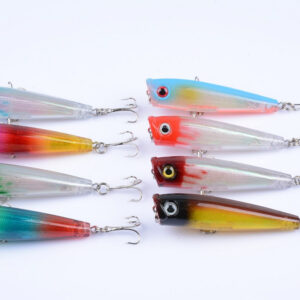 8X 6.5cm Popper Poppers Fishing Lure Lures Surface Tackle Fresh Saltwater