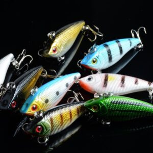 8x 5cm Vib Bait Fishing Lure Lures Hook Tackle Saltwater