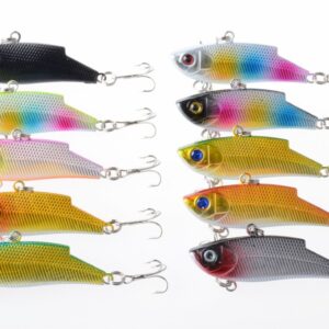 10x 5.5cm Vib Bait Fishing Lure Lures Hook Tackle Saltwater