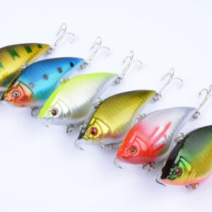 6x 7cm Vib Bait Fishing Lure Lures Hook Tackle Saltwater