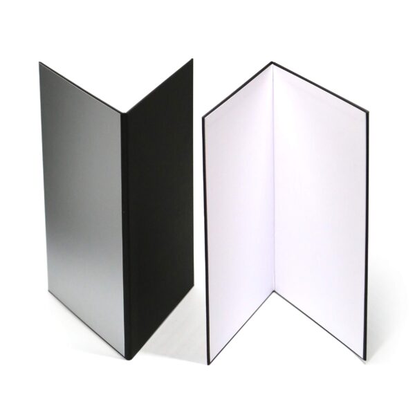 2 Pack A3  3 in 1 Photography Light Reflector Cardboard Light Diffuser Board Black  Silver  White