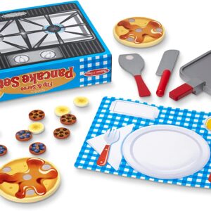 Flip and Serve Pancake Set (19 pcs) - Wooden Breakfast Play Food