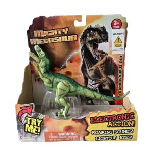 Mighty Megasaur Electronic Action Dinosaur Velociraptor