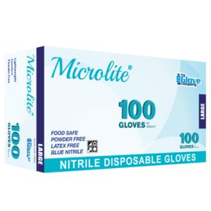 Microlite Nitrile - Disposable Medical Gloves - 100pc Small