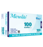 Microlite Nitrile - Disposable Medical Gloves - 100pc Medium