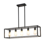 - Industrial 5 Light Chandelier