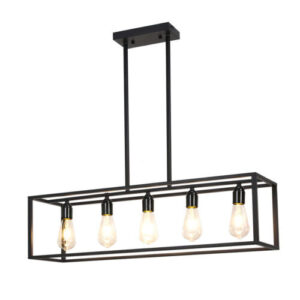 - Industrial 5 Light Chandelier