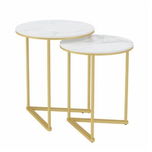 - Nala Gold Nested Side Table Set