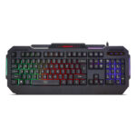 Rainbow Backlit Gaming Keyboard 4-fn + Multimedia Key and Windows Lock USB 2.0