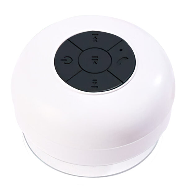 Mobax Mini Portable Large Suction Cup Bluetooth Speaker Stereo Music Outdoor White