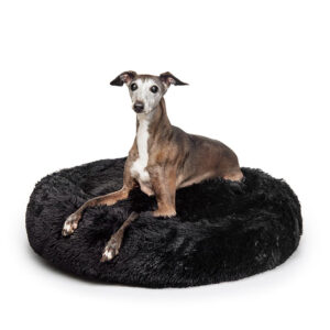 Aussie Calming Dog Bed - Medium - Black - 80 cm