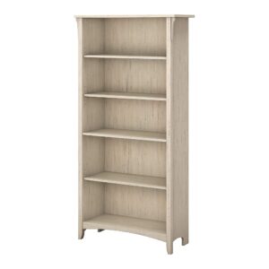 Salinas 5 Shelf Bookcase White