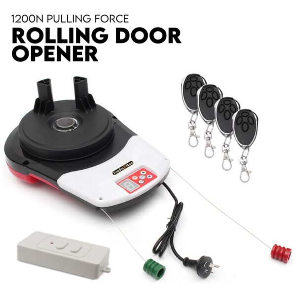 Automatic Roller Door Opener Garage Powerful 1200N Motor Garage 22m² Rolling AU