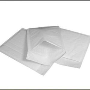 100 Piece Pack - 22.5cm x 15cm White Bubble Padded Envelope Bag Post Courier Shipping SMALL Self Seal