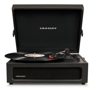 Voyager Black - Bluetooth Portable Turntable