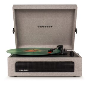 Voyager Bluetooth Portable Turntable - Grey