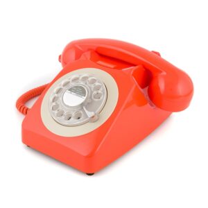 746 Rotary Telephone - Orange